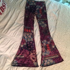 Bohemian Hippy Stretch Pants Sz S NWOT